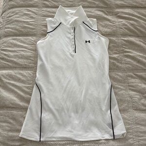 Under Armour White Women's Sleeveless Polo XS